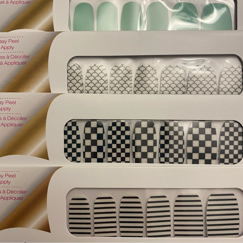 Lot of 4 new unopened Color Street nail sets.